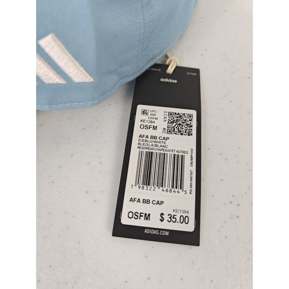 Mens Adidas Argentina Baseball Cap Hat - Picture 6 of 10